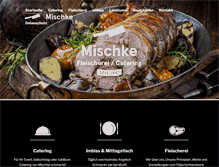 Tablet Screenshot of fleischerei-mischke.de
